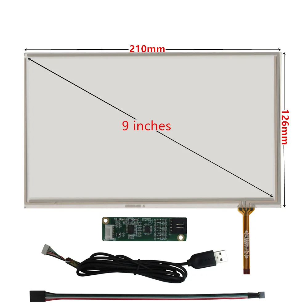 HDMI ȣȯ VGA AV ̹ Ʈ  Ÿ ġ ũ  ŰƮ, 9 ġ LCD ÷ ũ, AT090TN12