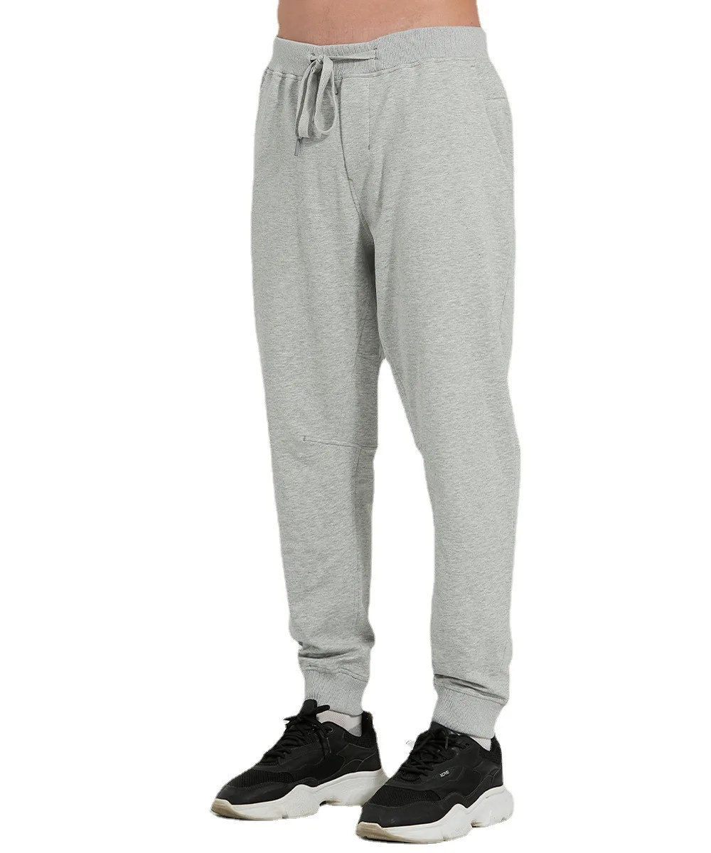Men's Pants City Sweat Sports Trousers Straight Elastic Waist String Loose Beam Foot Outdoor Running