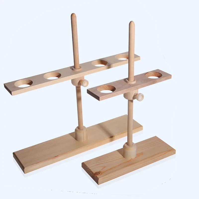 

1PCS Wooden 2holes or 4holes Pore size 25mm Funnel Stand Support Rack Lab Supplies