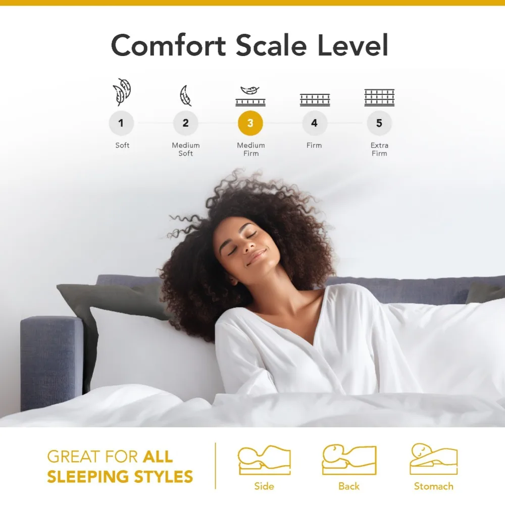 Sofa Bed Mattress Full Size 4-inch Cold Gel Memory Foam Mattress for Folding Sofas and Sofa Beds,72"L X 53"W X 4"Th 4