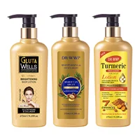 GLUTA WHITE Lotion corporelle au glutathion 275ml - Soin éclaircissant et hydratant pour la peau avec collagène pour peaux sèches, parfum longue durée 1
