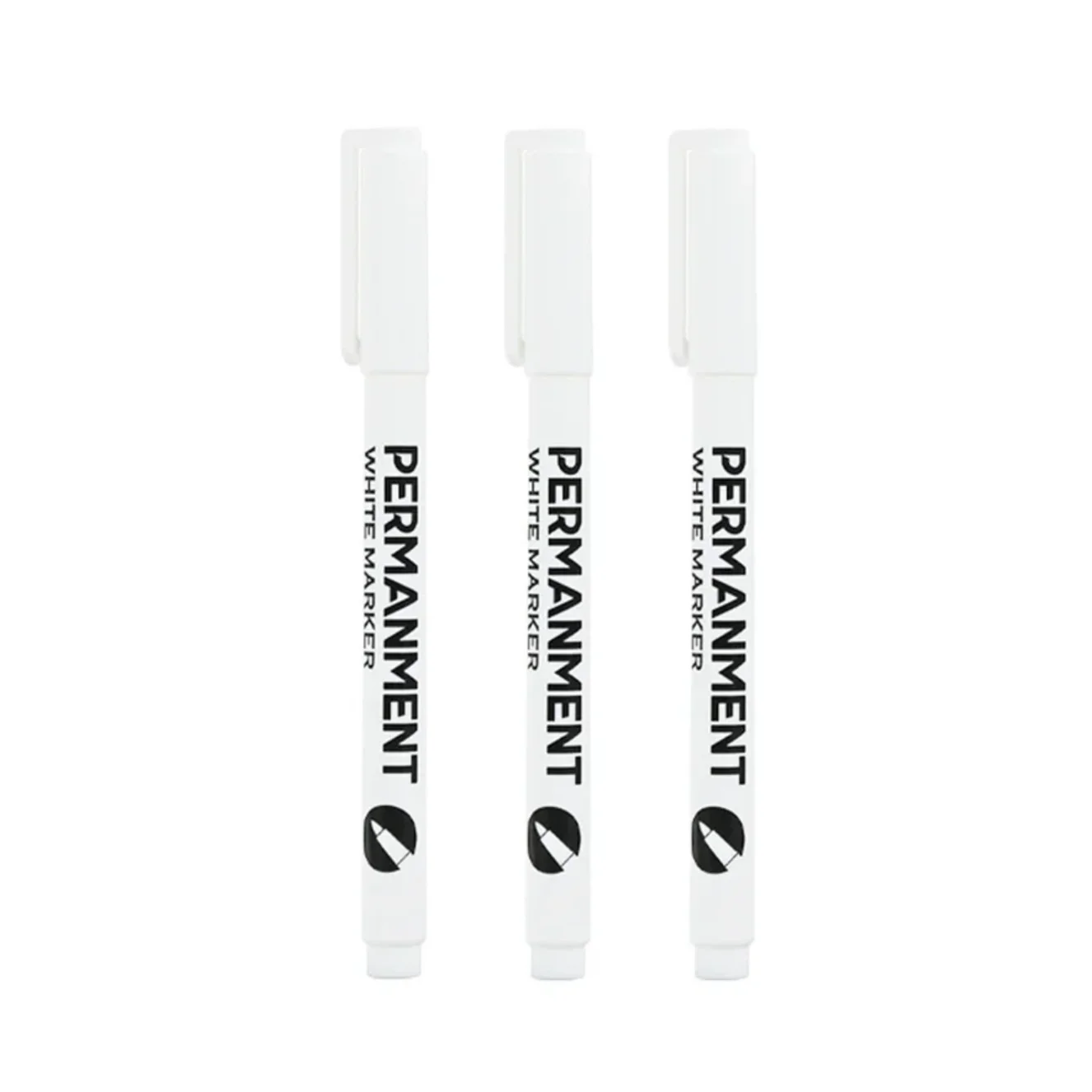 3/6 Pcs Acrylic Paint White Marker White Paint Pen for Rock Painting Stone Ceramic Glass Wood Tire Fabric Metal Canvas