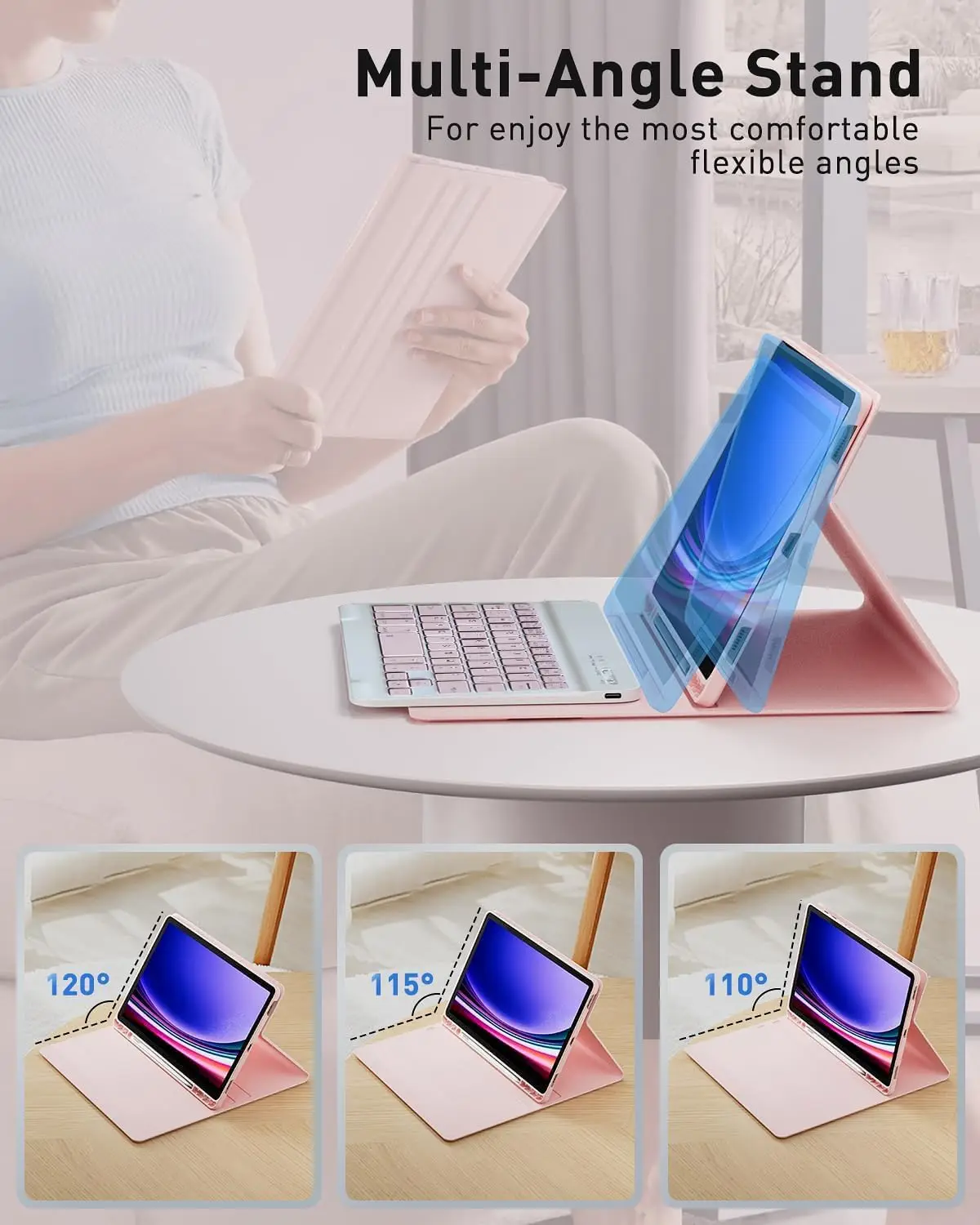 Compact Magnetic Keyboard Case with Cover
