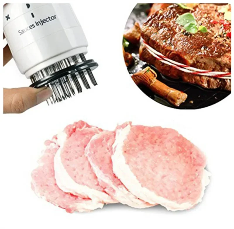 Fleischklopfer mit Marinade-Injektor – Steakhammer für BBQ