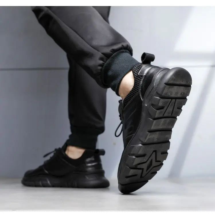 Genuine Leather Shoes Men British Breathable Shoe Elegant Normal Loafers Business Sneakers Youth Handsome Zapatos Hombre