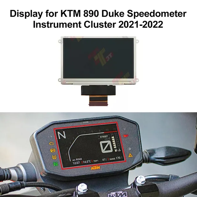890デューク・790デューク　メータースクリーン Dashboard Display with Backup Light for KTM 690 890 790 Duke