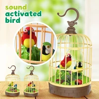 Singing&Chirping Bird In Cage Realistic Sounds&MovementsSinging Chirping Bird Toy In Cage Realistic Sounds Movements Activated 1