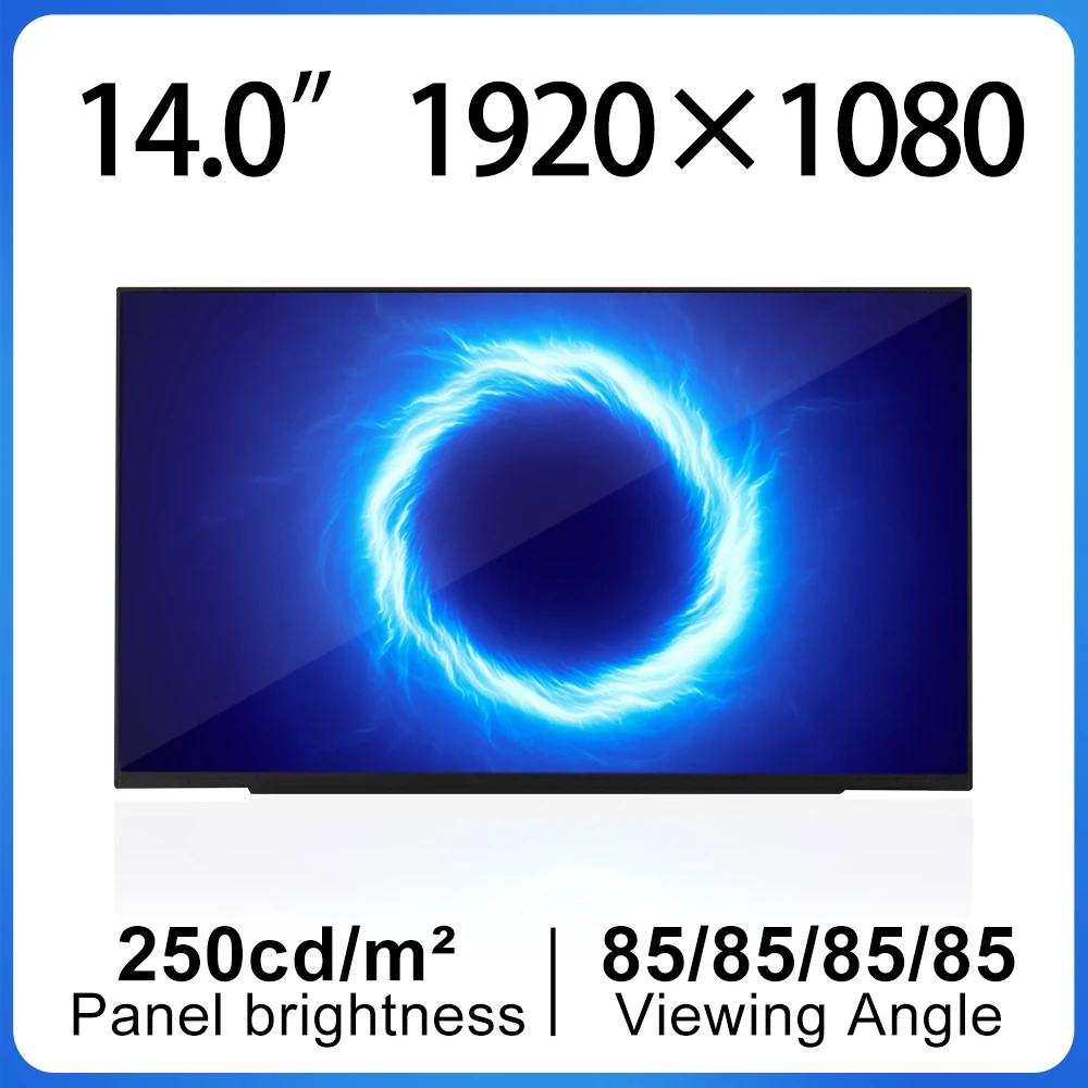 

Full New TFT LCD Modules NV140FHM-N4N TFT LCD Screen 1920(RGB)×1080 Tablet PC Displays and Panels Brightness 250 Cd/m²