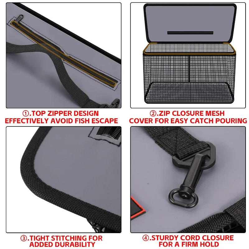 Collapsible Folding Fishing Trap for Crayfish, Crab, Shrimp, and Eels