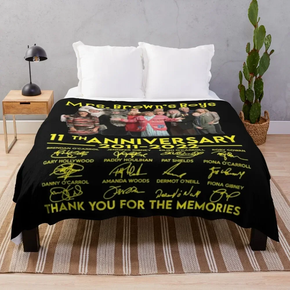 

mrs brown boys Throw Blanket for babies sofa bed for sofa bed plaid Blankets