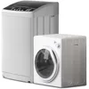 Compact Washer and Dryer Set,19LBS Full-Automatic Washing Machine with Drain Pump & Compact Dryer with Stainless Steel Inner Tub 1