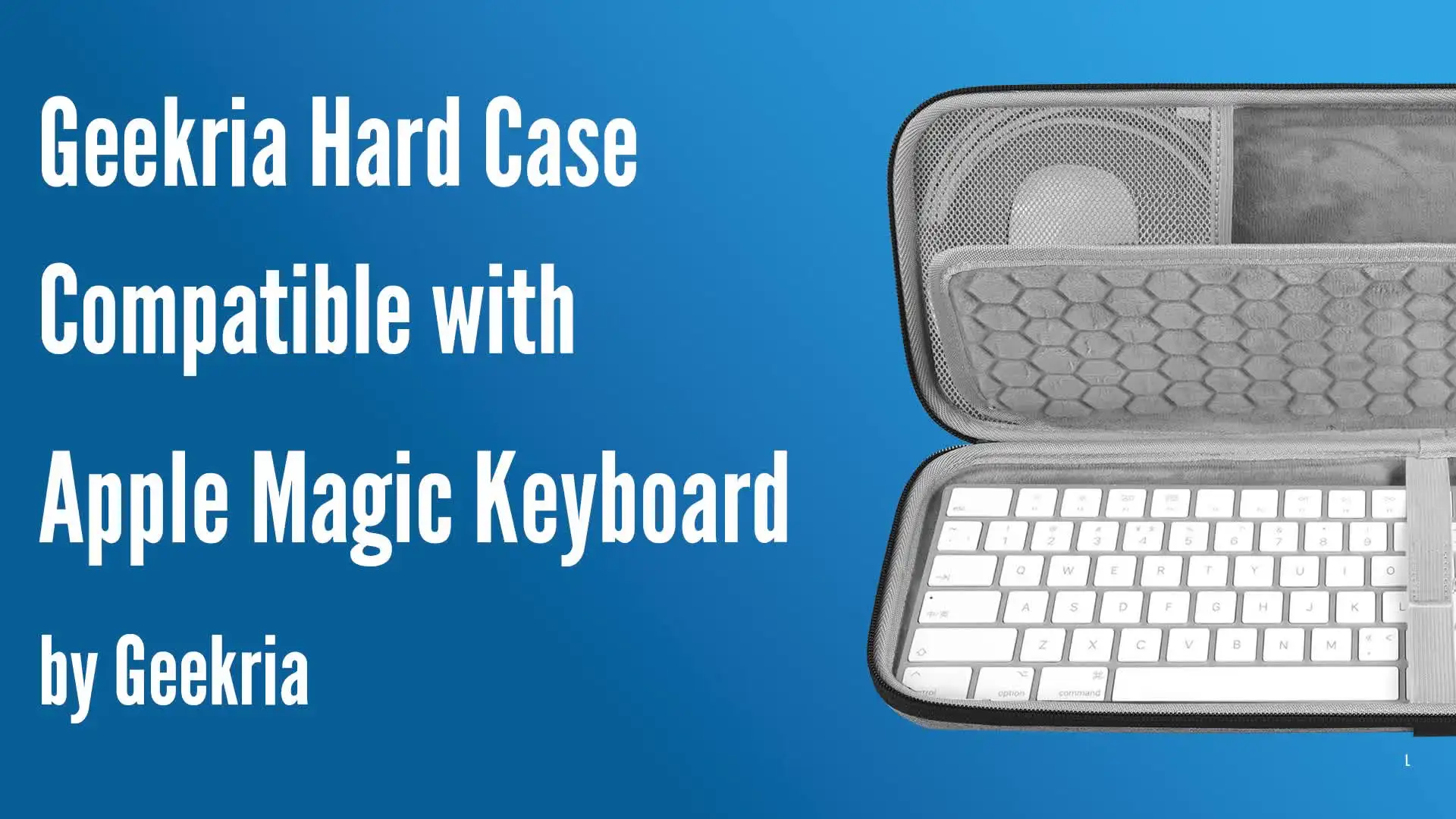 Geekria Hard Carrying Keyboard Case Compatible With Apple