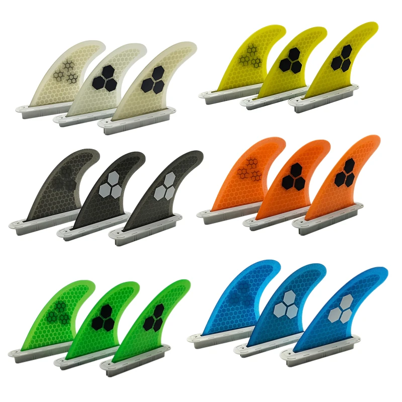 S Surfboard Fins Tri Fins Set UPSURF FUTURE Fins Single Tabs Base Honeycomb Fiberglass Performance Thruster 3 Fins Quilhas Surf surfboard fins 3pcs g5 quillas surf upsurf future fins thruster fiberglass honeycomb single tabs surf fins quilhas de surf