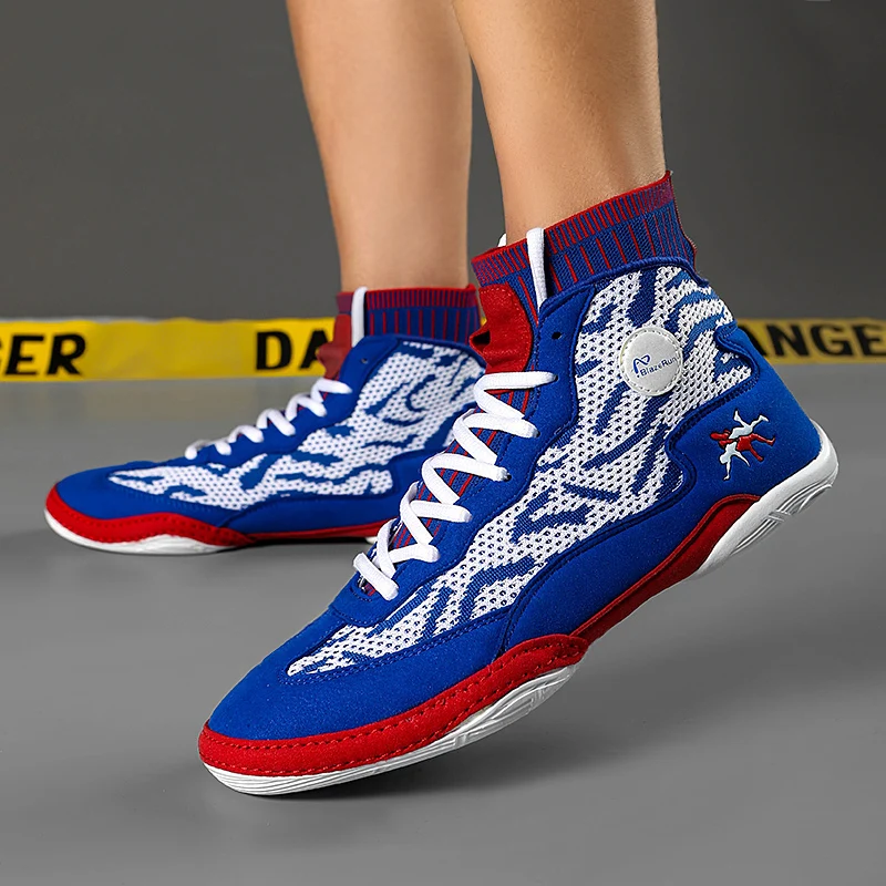 Professional Wrestling Shoes for Men Breathable Boxing Training Boot Comfortable Wrestling Fighting Shoes Men Combat Sneakers