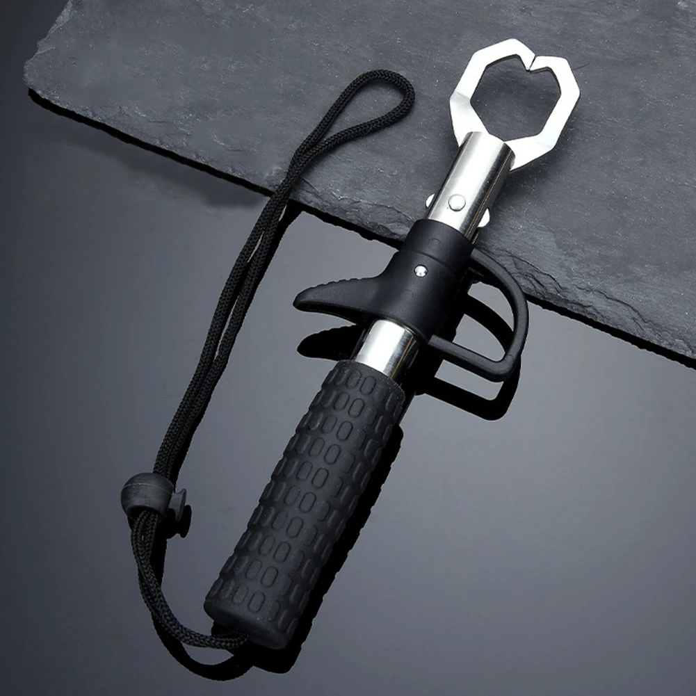 Description Picture 6 of item23CM Stainless Steel Fishing Gripper Anti-Slip Handle Fish Controller Professional Fish Grip Lip Clamp Grabber Fishing Equipment