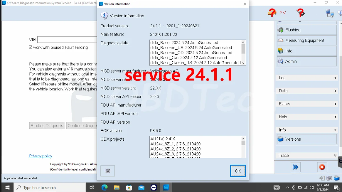 ODIS-Service V24.1.1 Odis-Engineering V18.0.0+PostSetups+flashdata 03 HWID activation without keygen ODIS-E ODIS-S EKTA8.3