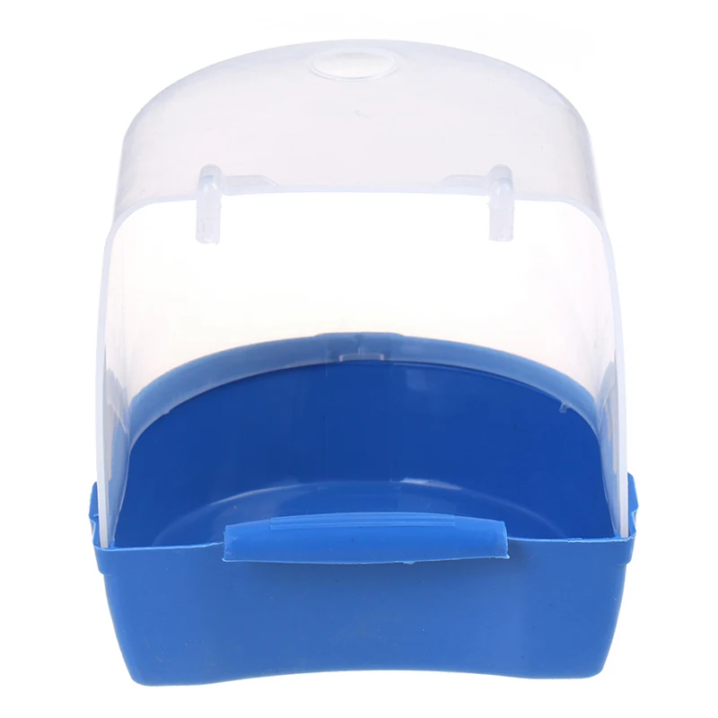 Bird Bath Hanging Cube Parrots Bathtub Shower Box Cage Accessory For Little Bird Canary Budgerigar Cockatiel Lovebird