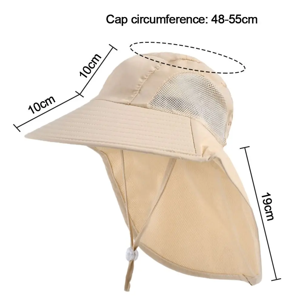 Protection solaire plage garçon fille enfants seau chapeaux Protection UV large bord casquette chapeau de soleil_voghion.com