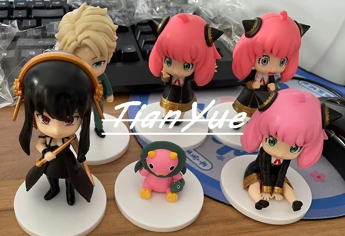 

Anime SPY×FAMILY Anya Forger 6pcs/set II Cute ver. Figure Doll Decoration 10cm