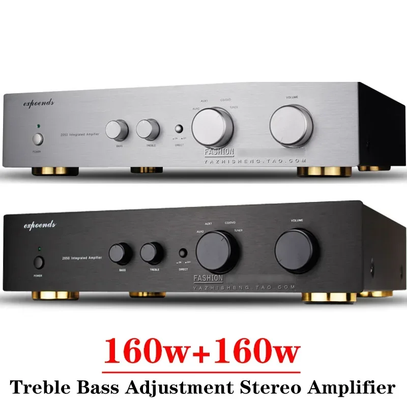 고출력 듀얼 변압기 트레블 베이스 조정, 160W * 2 2 2 채널 파워 앰프, NE5532 OP HIFI 앰프, 스테레오 앰프 오디오