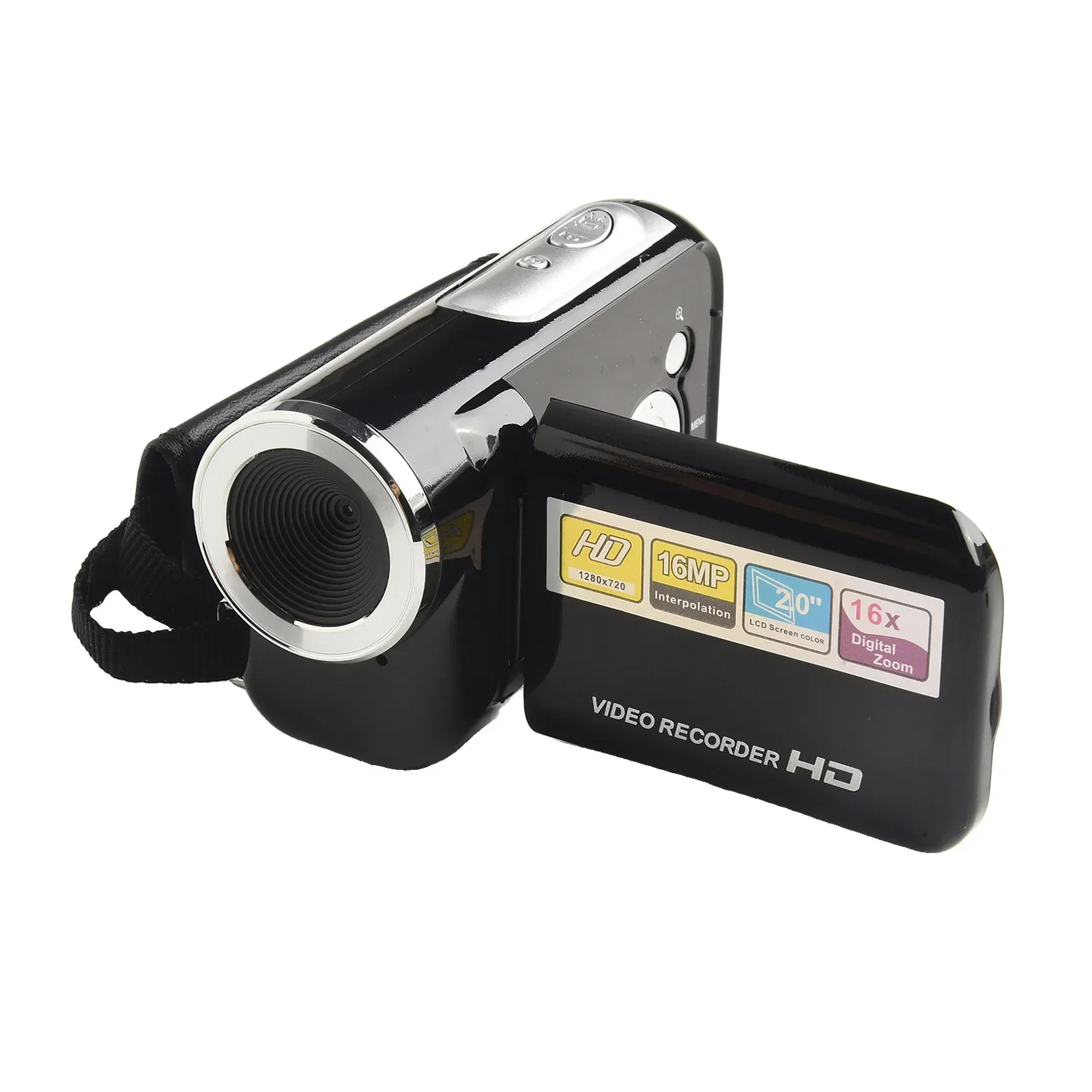 D90 1080P 16MP Digital Camera 2.4 Inch Rotatable Screen Camcorder- 16X Zoom HD Video Recorder With Fill Light      N E W