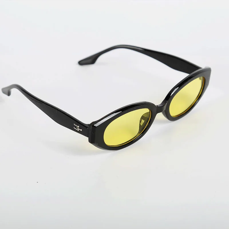 Black Small Frame Sunglasses For Women's Summer Oval Trendy Sunglasses fashion sunglasses