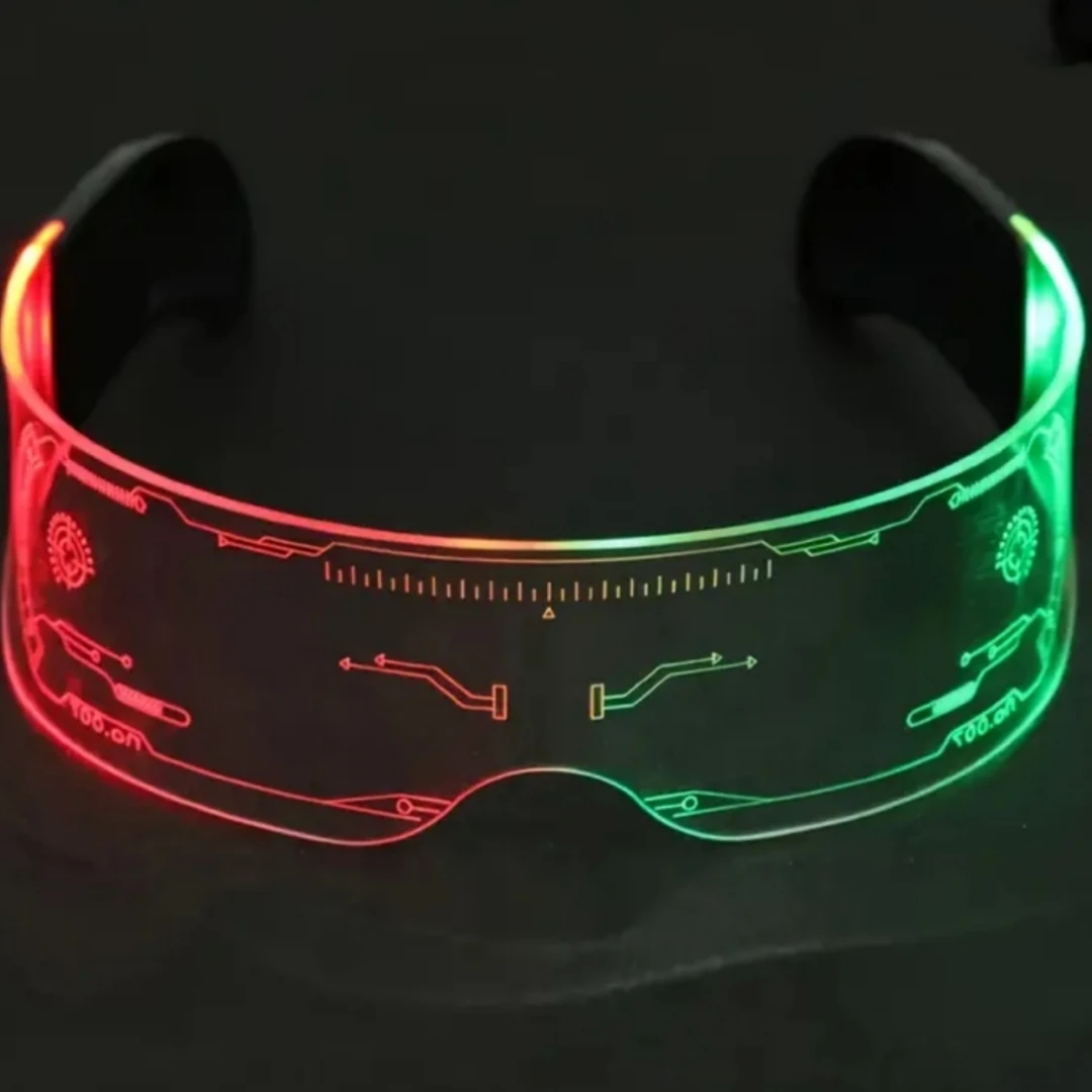 Glowing Colorful LED Party Disco Sunglasses