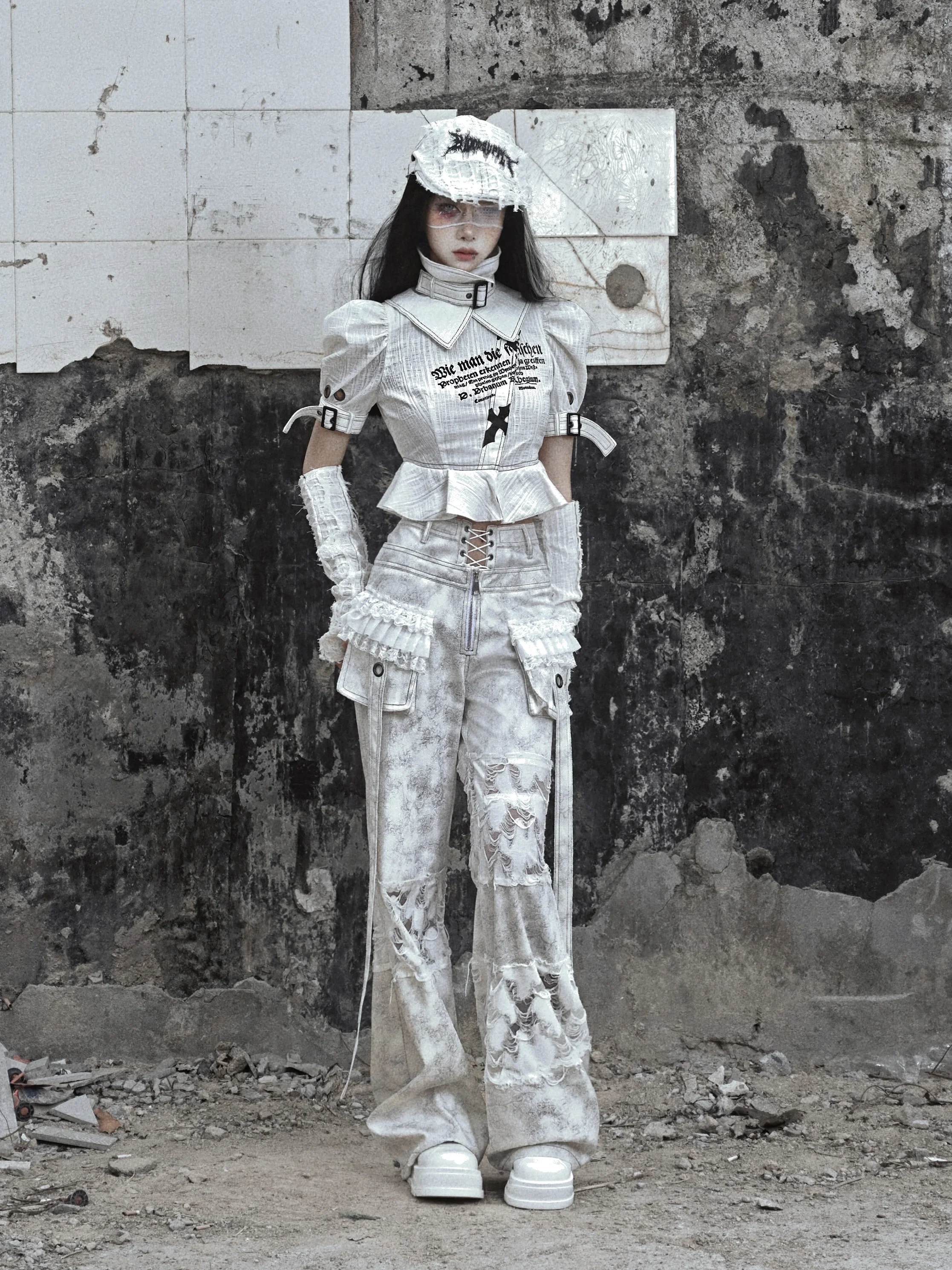 Blood Supply Original Madhouse Cotton Subculture Turtleneck Short