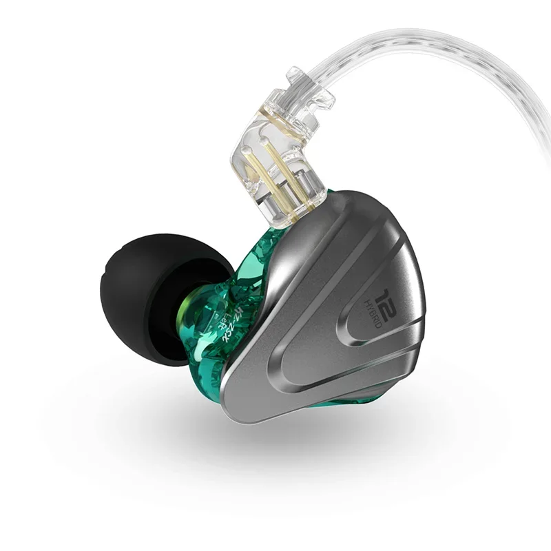 KZ ZSX 1DD+5BA Hybrid Drivers in-Ear Monitor Earphones HIFI Bass Earbuds Music Game Sport Headset 2PIN Cable ZS10PROX ZAR PR1PRO 2