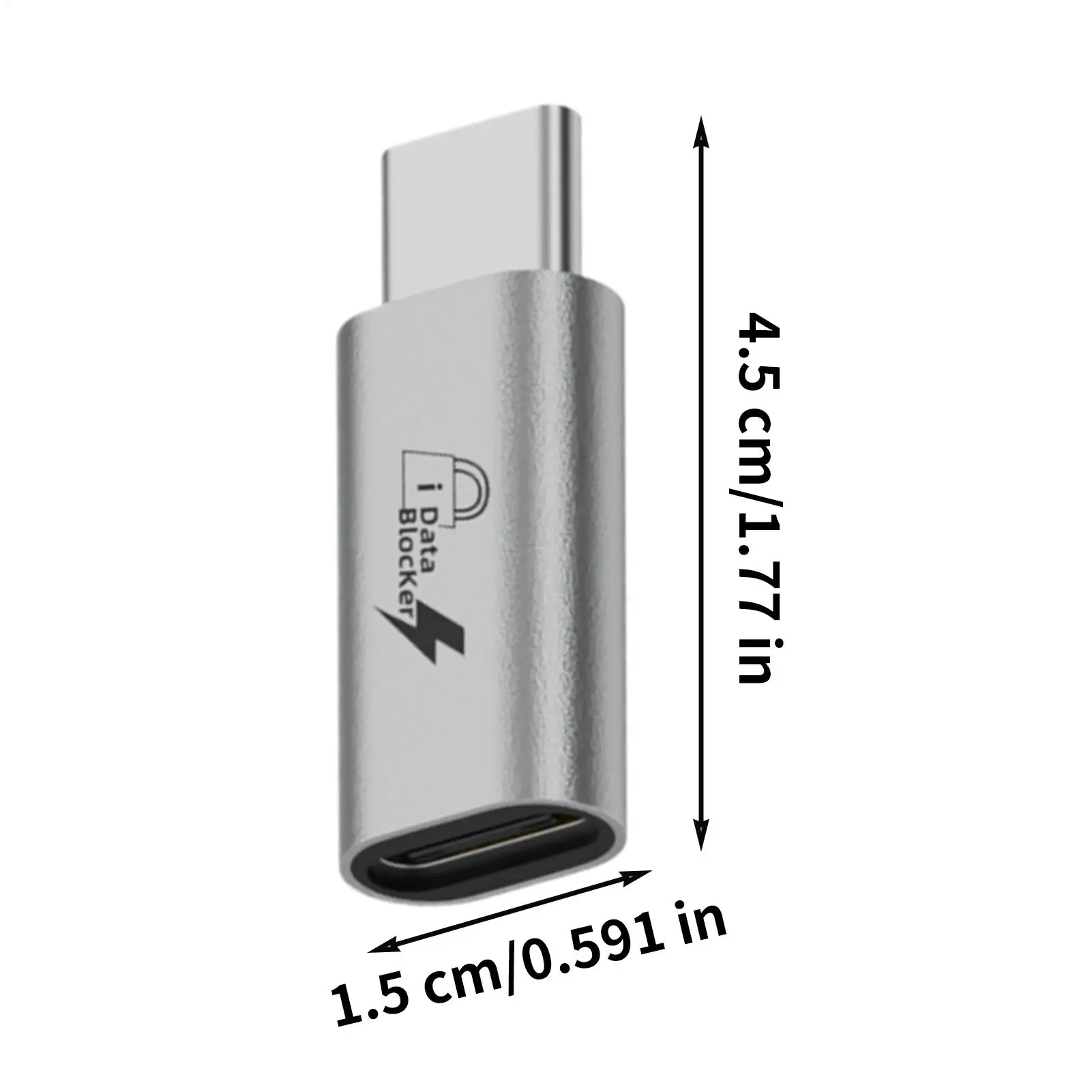 USB 데이터 차단기 보안 어댑터, 안티-주스잭킹 보호기, 타입-C 디펜더 콘돔 노트북 휴대폰 PC 충전 안전 장치