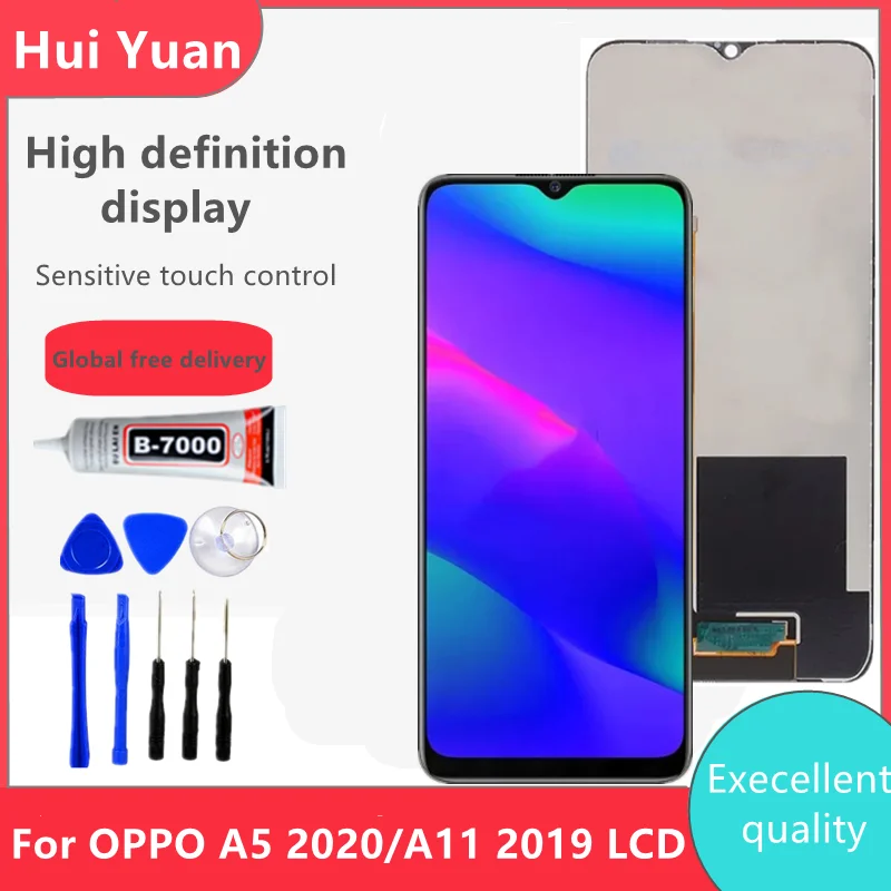 

Original For Oppo A5 (2020) LCD CPH1931 Display Screen Touch Panel Digitizer Replacement For Oppo A11 2019 LCD PCHM10 Parts