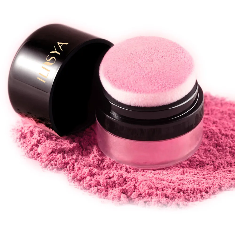 Ilisya-Soft Face Blusher Powder Cheek Rouge Nourishing Nude Brightening Complexion Repair Makeup powder blusher,blush stick,blush powder,facial blusher