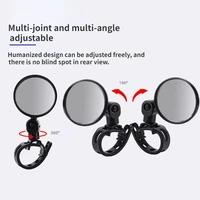 Rétroviseurs de vélo réglables à 360 degrés, 2 pièces, universels, pour guidon de vélo de montagne, accessoires de cyclisme 3