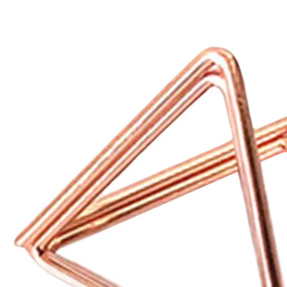 20 Pcs/Set Table Card Holder Standing Double Layer Triangle Shape Smooth  Edge Double-layered Photo Holder for Dining Room