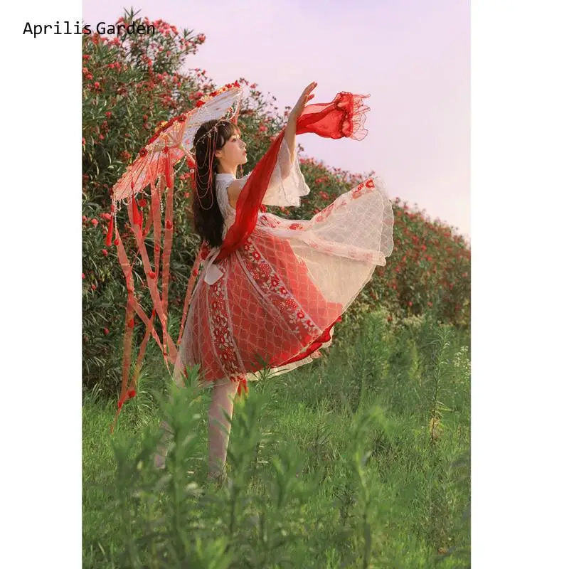 82CM 32'' Hanfu Tassel Waterproof Beach Umbrella Dance Cosplay Japan Sakura Spring OilPaper cosplay Parasol Paraguas mini umbrella sun umbrella japanese umbrella paper umbrella