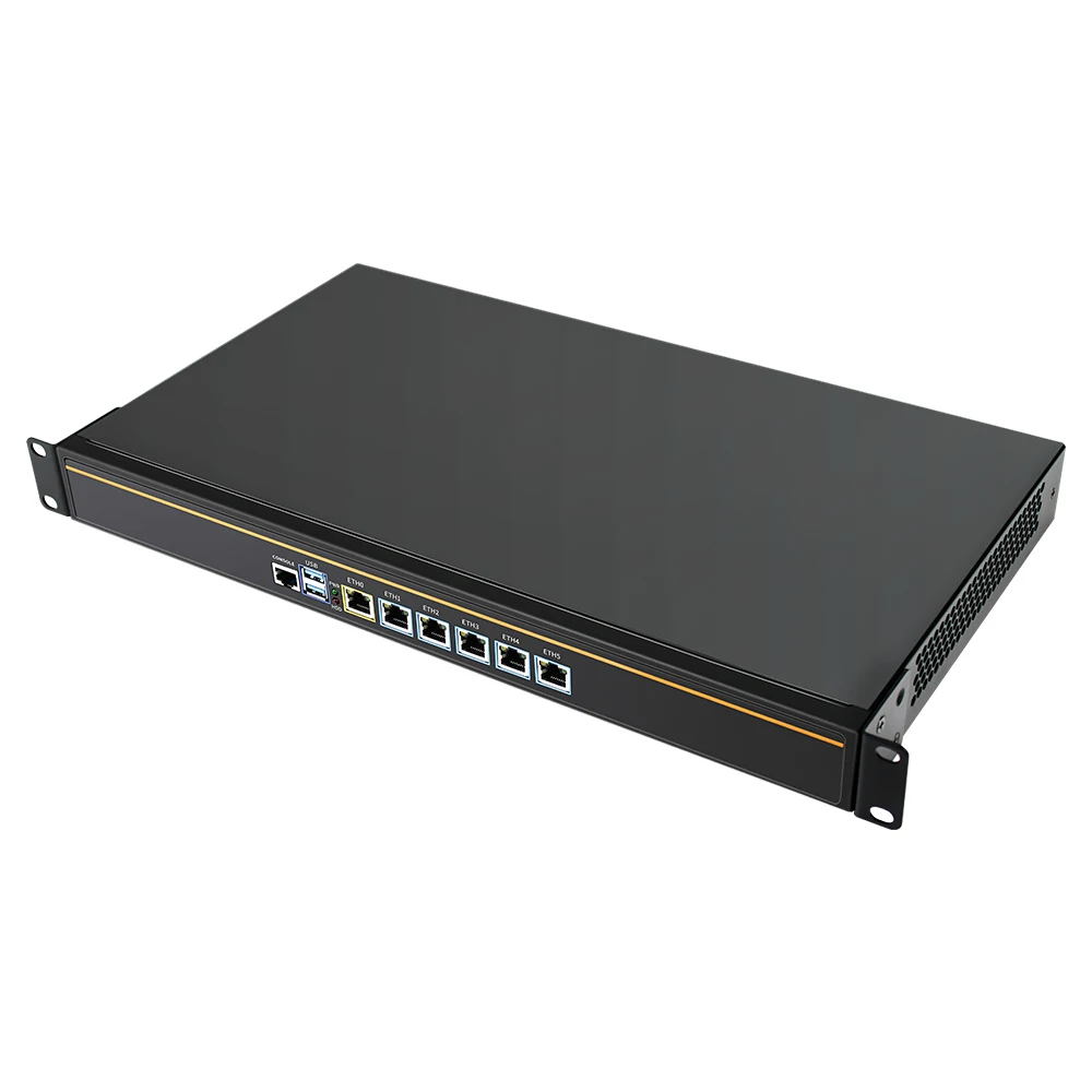 

Factory Wholesale Price 1U Rack Server 6 LAN N5105 Barebone System DDR4 AES-NI POE Pfsense Network Security Industrial