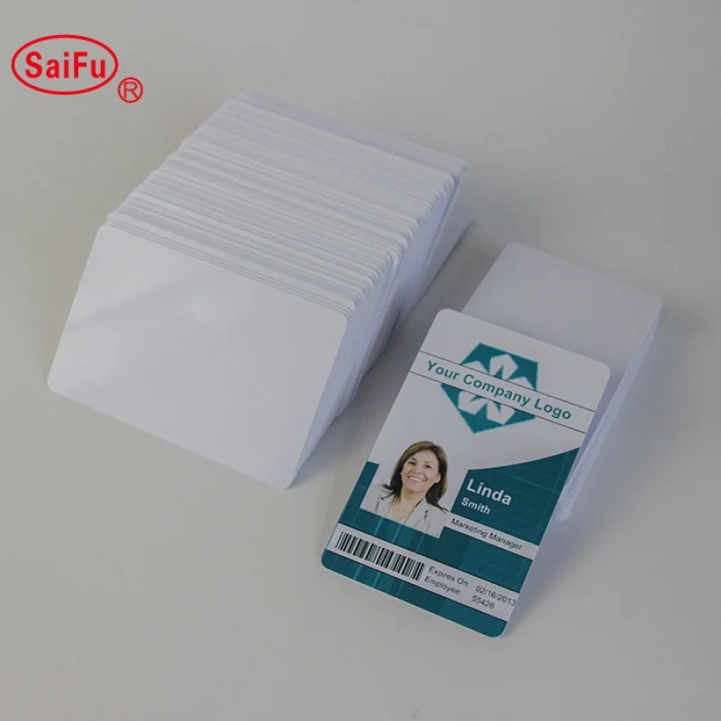 100pcs a lot inkjet pvc card for business card