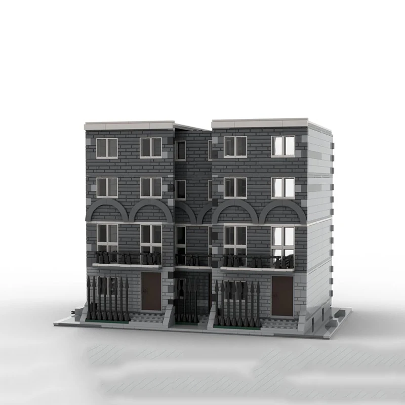 

Movie Scene Grimmauld Place Architecture Building Block Street View Model Assembly Bricks DIY Toy For Collectors Gift MOC-112609