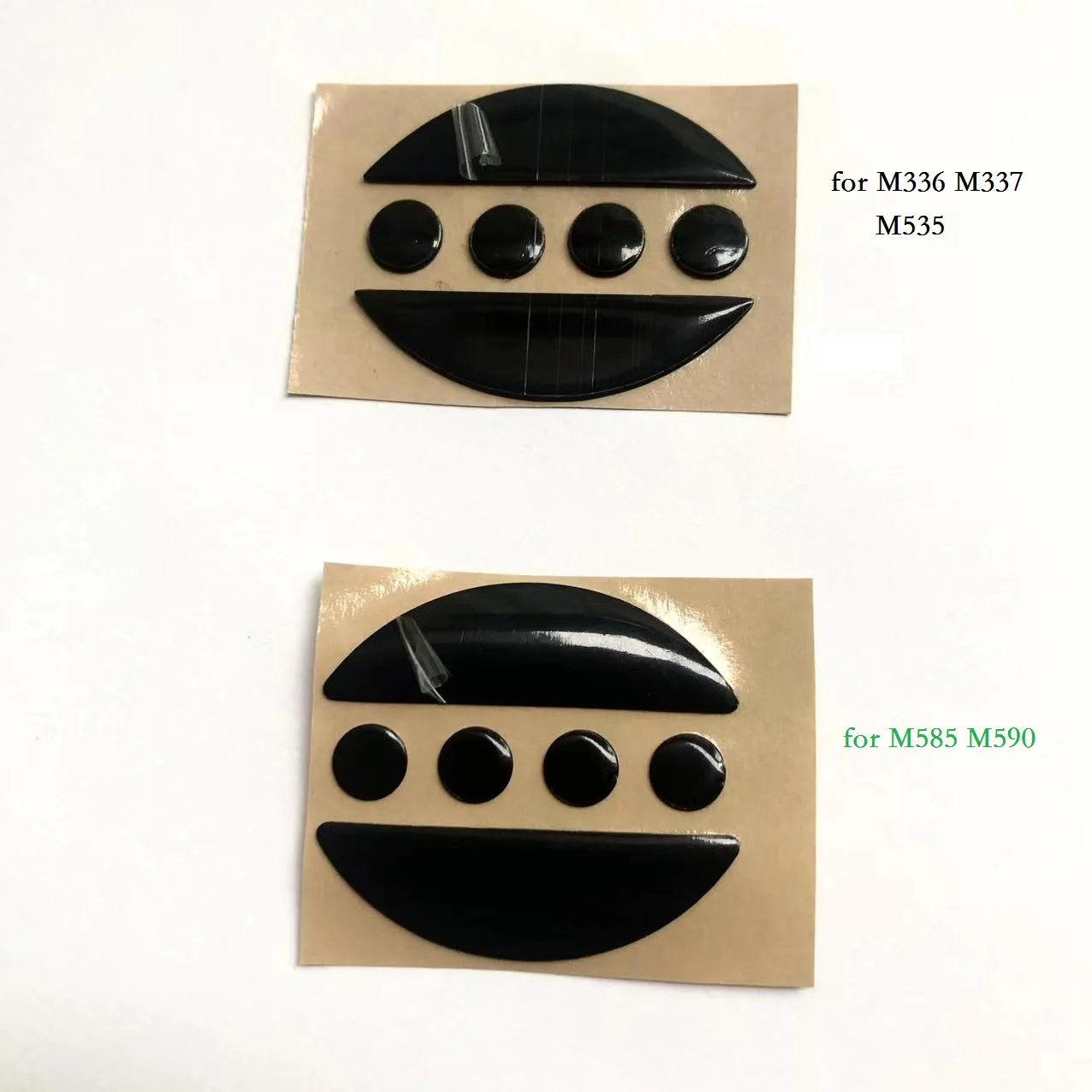 Pacote de Pés de Rato Patins Mouse Almofadas Pernas para Logitech M337 M590 M585 - Imagem 3