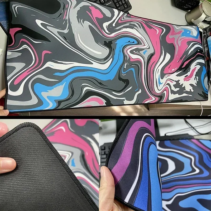 Middle Earth 마우스 패드 L-Rords 컴퓨터 책상 매트, 게이머 키보드 매트, 스티치 가장자리 마우스 패드, 캐비닛 PC 테이블 마우스 매트