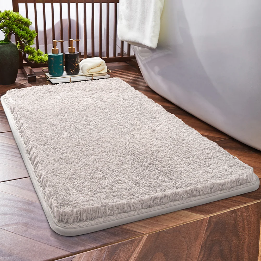 

Microfiber Bathroom Rugs Bathtub Carpet Floor Mat Absorbent Door Indoor For Bedroom Aesthetic