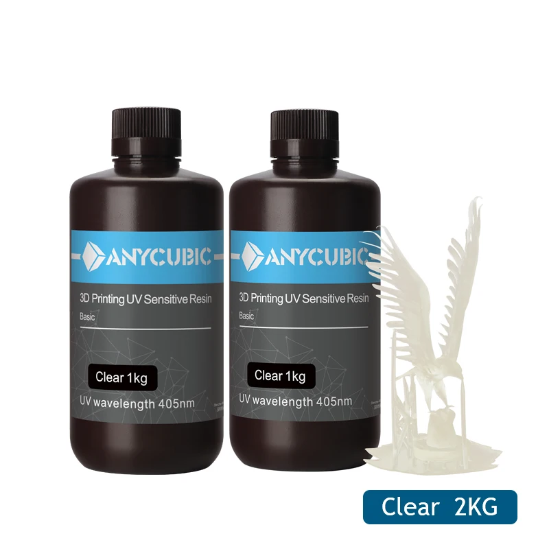 ANYCUBIC 405nm UV Resin for LCD 3D Printer Quick Curing UV Sensitive Resin Liquid Printing Materials for Photon Mono X M3 Max plastic used in 3d printing 3D Printing Materials