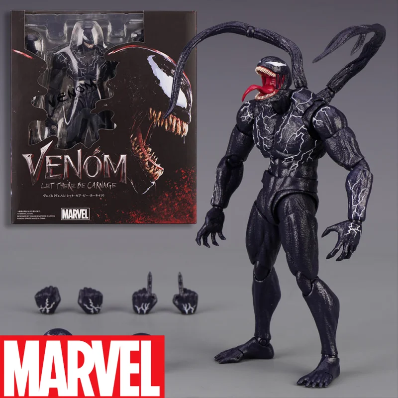

Hot Marvel Venom Shf Legends Model Toys 20cm Action Figure Joint Movable Toys Change Face Statue Doll Collectible Festival Gifts