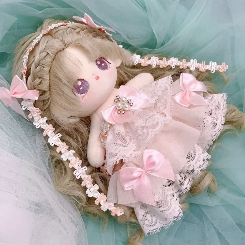 Cotton Doll 20cm Cake Skirt Princess Pink Clothes Only 4
