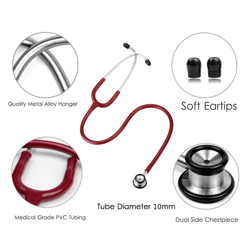 0-3 Years Baby Dual Head Cardiology Neonatal Pediatric Estetoscopio Clinical Medical Cute Infant Doctor Nurse Stethoscope Tool