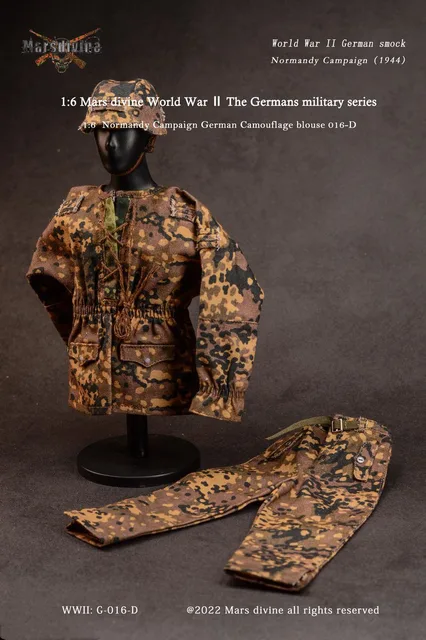 1:6 Scale Italian Camo Para Jump Smock, Veegostore