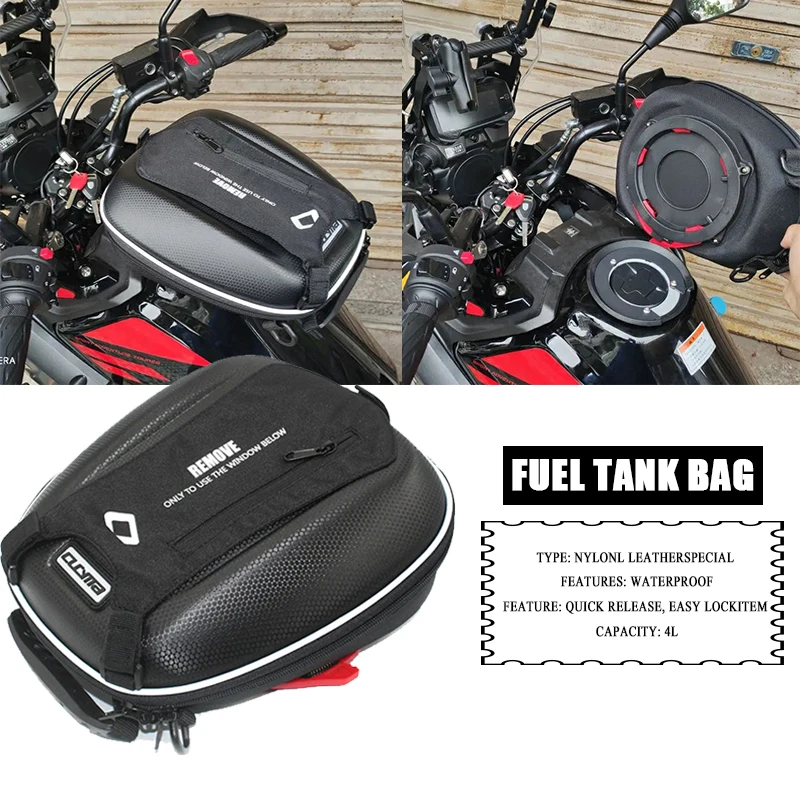 

Tank Bag For YAMAHA YZF R25 R3 R15 XJ6 FZ6 MT25 MT03 MT 09 MT10 XJR FJR 1300 XSR 900 FZ1 FZ8 TDM Motorcycle Small Oil Fuel Bags