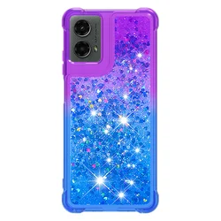 Glitter Quicksand Anti-Fall Fashion Case - Soft Colored Etui Cover for Moto G Power 5G 2025 (C4)