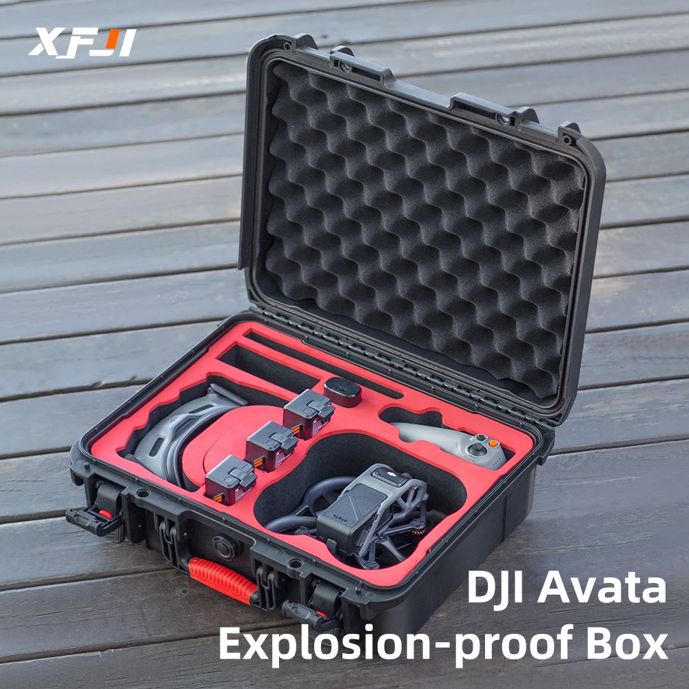 Storage Case for DJI Avata Portable Suitcase Hard Shell Waterproof Case Explosion-proof Carrying Box Drone Accessories Hard Box