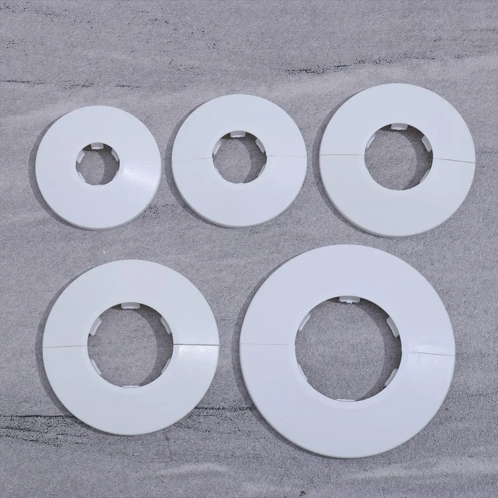 Description Picture 6 of itemPlastic Wall Hole Duct Decorative Cover Shower Faucet Angle Valve Pipe Plug Decoration Cover Split Kitchen Faucet Accessories